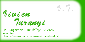 vivien turanyi business card